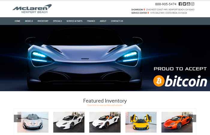 mclaren bitcoin