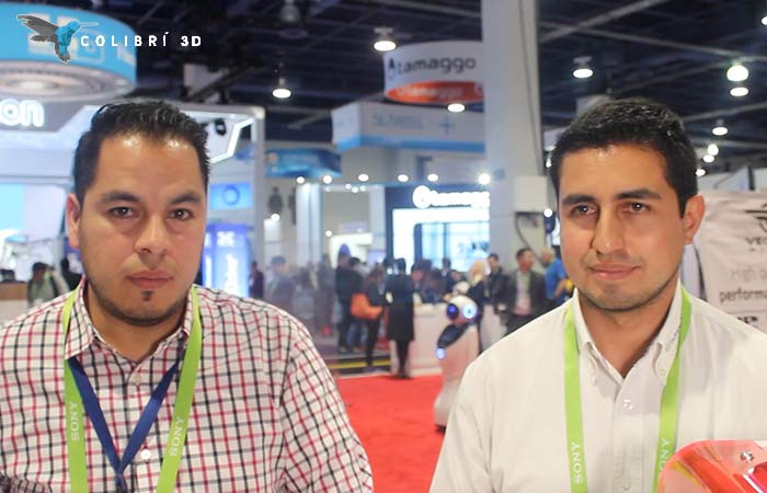 Francisco González (izq) y Federico Santos (der) de Colibrí 3D