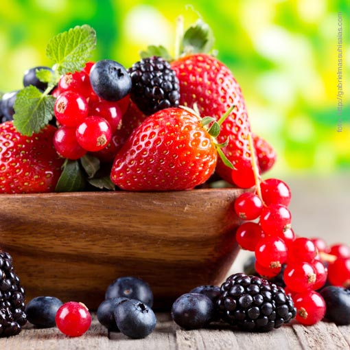 Frutos rojos y azules, fuente de juventud y salud