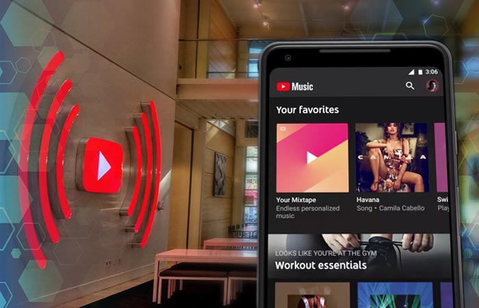 Servicio streaming de YouTube Music