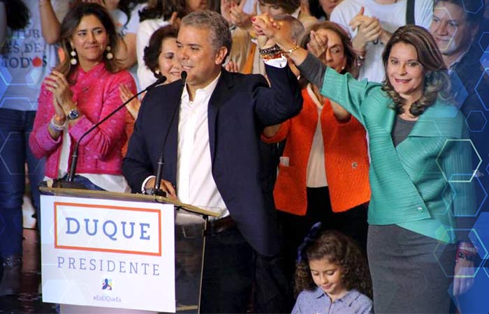 Iván Duque - Presidente electo Colombia